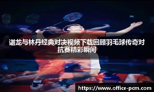 谌龙与林丹经典对决视频下载回顾羽毛球传奇对抗赛精彩瞬间